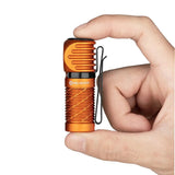 Olight Perun 2 Mini Rechargeable Torch/Headlamp 180° Lighting Orange 1100 Lumens