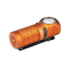 Olight Perun 2 Mini Rechargeable Torch/Headlamp 180° Lighting Orange 1100 Lumens