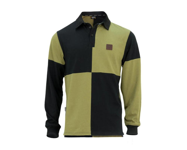 Swazi Rugger Jersey Black/Tussock Harlequin