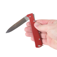 Mercator Knife Carbon Steel Folding Red 9cm Blade