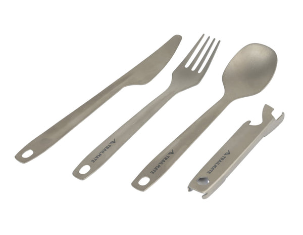 Trailmate Titanium Cutlery Set 4 Piece *50 Grams Weight!