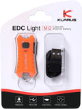 Klarus Mi2 Rechargeable LED Keyring Torch 40 Lumens Black or Orange