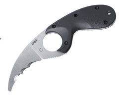 CRKT Kommer Bear Claw Veff Serrated Fixed Knife | Black