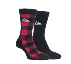 Storm Bloc Mens Thermal Boot Socks 6-11 | Red 2 Pack