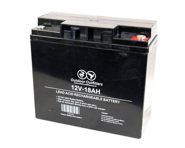 Outdoor Outfitters 12V 18AH Rechargeable Battery