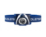 LED Lenser SEO7R Rechargeable Headlamp: 220 Lumens, Black Or Blue