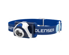 LED Lenser SEO7R Rechargeable Headlamp: 220 Lumens, Black Or Blue