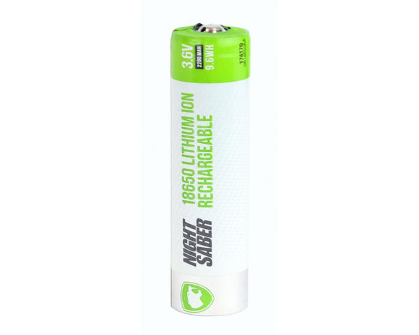Night Saber Battery 18650 Rechargeable Li-ION 2.2A