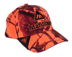 Manitoba Blaze Orange Camo Baseball Cap