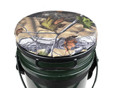 Game On Waterproof Storage Bucket with Top Swiveling Seat