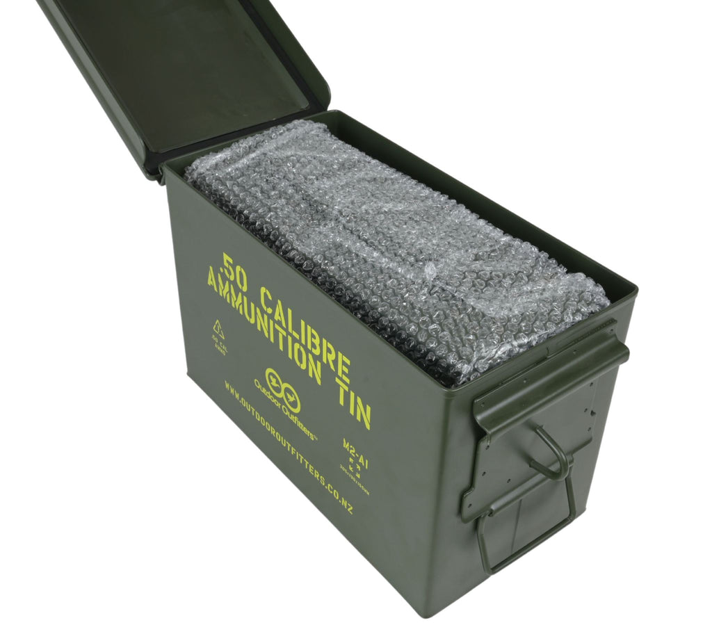 OO 30Cal V2 & 50Cal Lockable Ammunition Tin Combo Outdoor Shop NZ