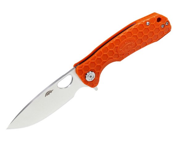 Honey Badger Flipper Folding Knife Large Orange