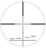 Schmidt & Bender PM II/LP 5-25x56 Scope Illuminated Reticle Double Turn 0.1 MRAD Turrets