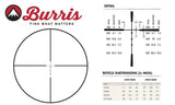 Burris Droptine 3-9x40 Ballistic Plex Rifle Scope