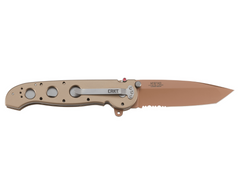 CRKT M16 - 14D Desert Big Dog Folding Knife with Desert Tanto Copper and Triple